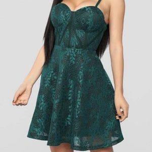 Brand new hunter green dress. M and L